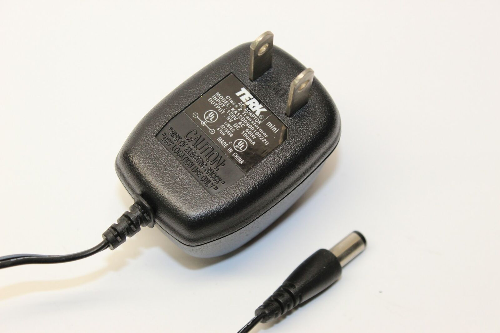 *Brand NEW* Terk KA12D090010022U AC Adaptor Class 2 Transformer Output 9V 100mA AC DC ADAPTE POWER SUPPLY